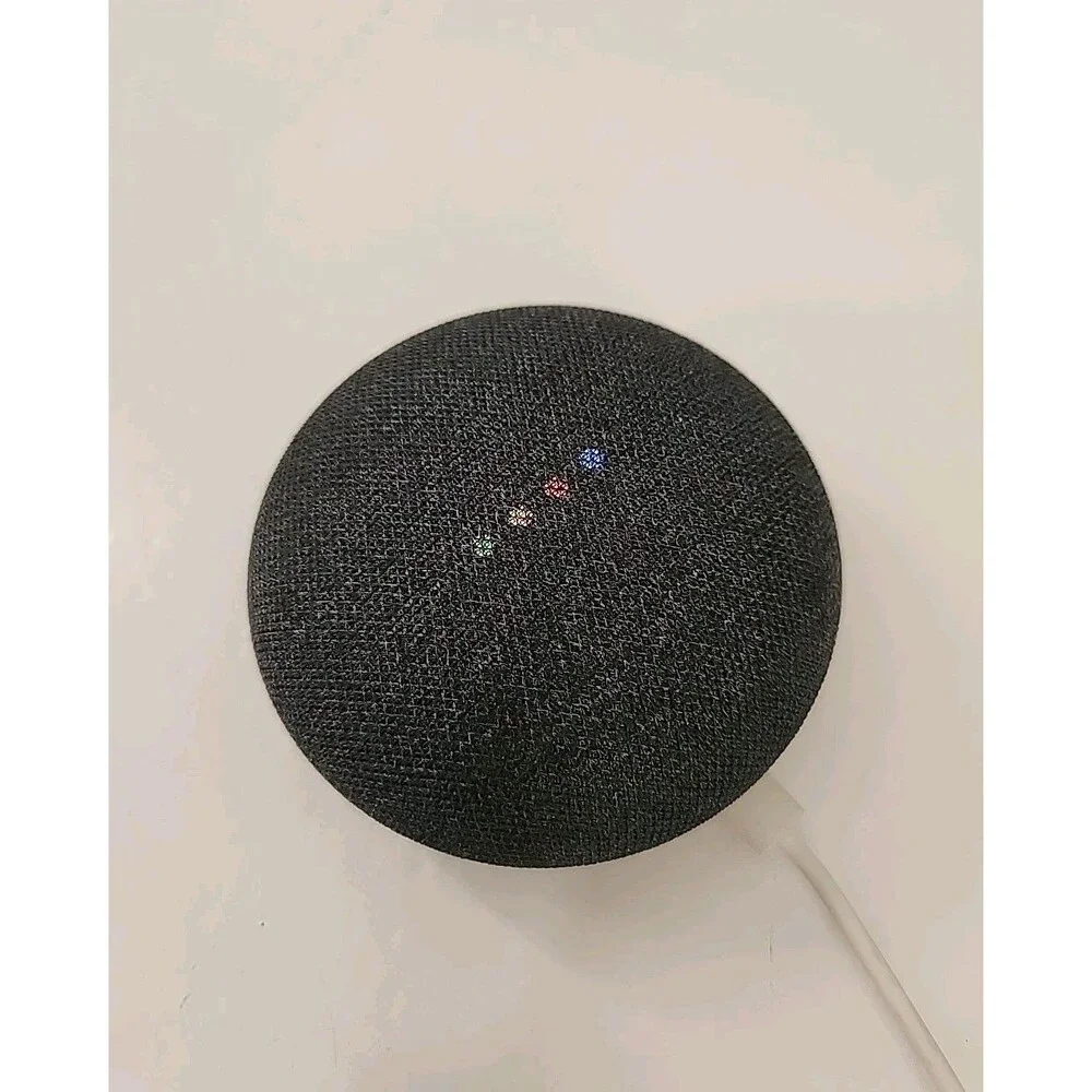 Google Home Mini Smart Assistant, Bluetooth Speaker, Model HOA, Orange